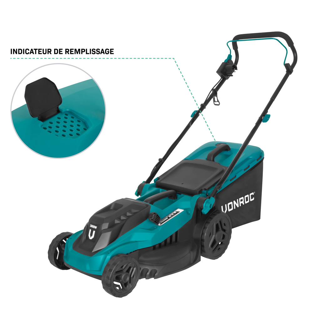 Tondeuse à gazon VONROC LM506AC