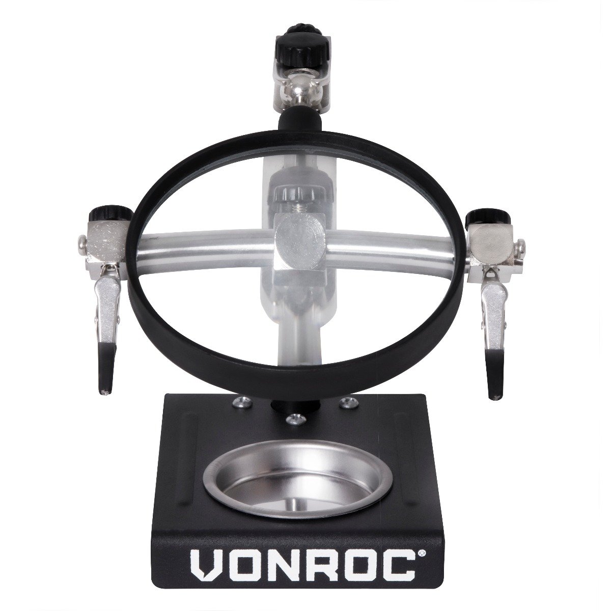 VONROC SG801AA Terza mano per saldatura con lente d'ingrandimento