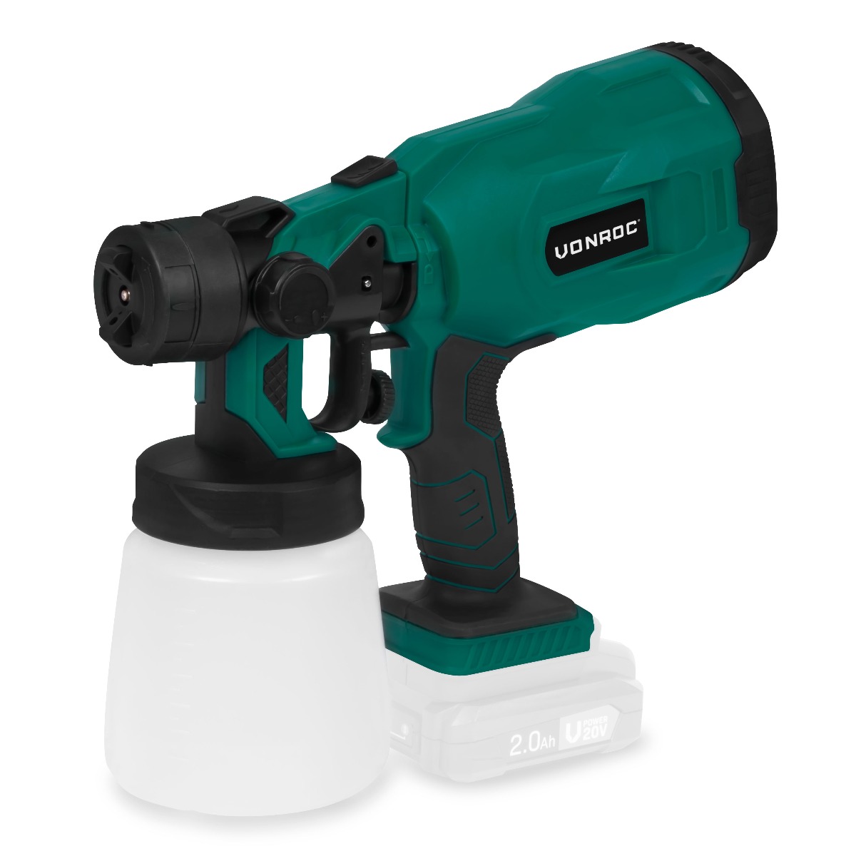 VONROC Pistola a spruzzo a batteria VPower 20V