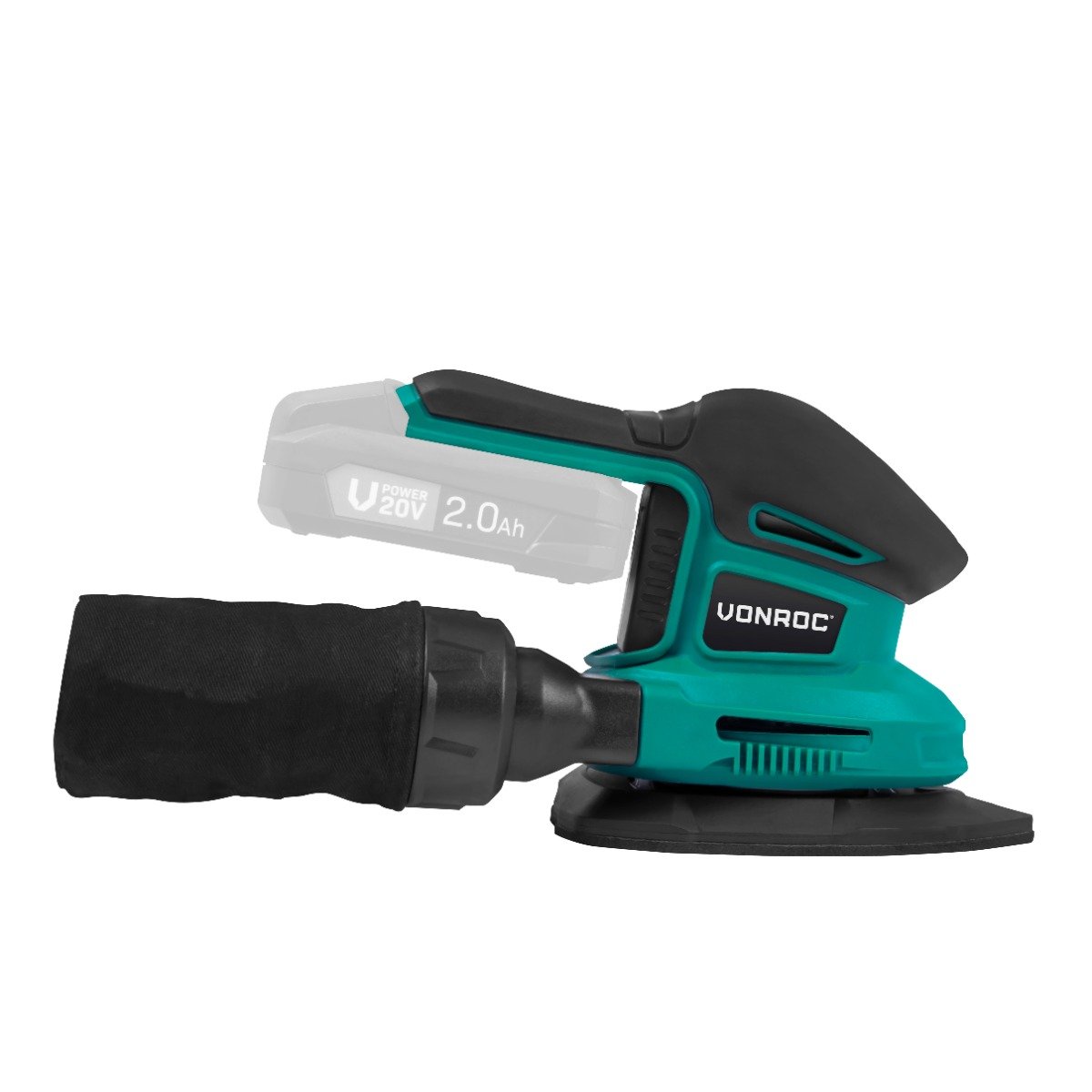 VONROC PS502DC Levigatrice palmare VPOWER 20V