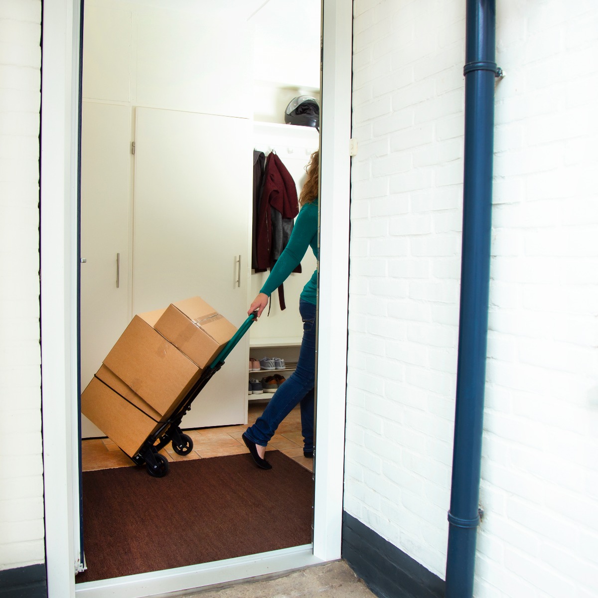 VONROC TT501XX Carrello di trasporto pieghevole. Piattaforma di trasporto con antiscivolo - Max. capacità di carico 80 kg. - Include corda 1,5m