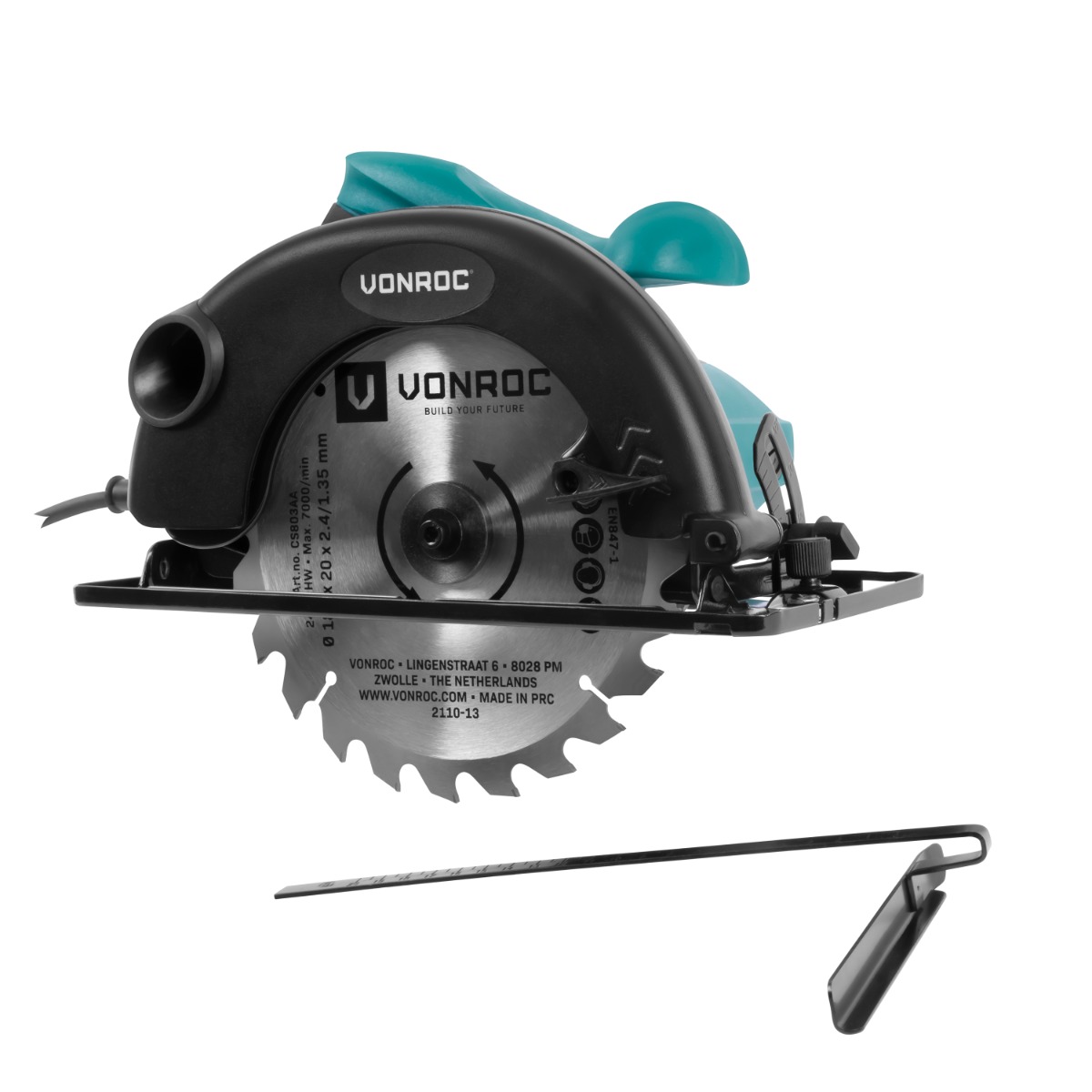 VONROC CS502AC Sega circolare 1200W, 185mm