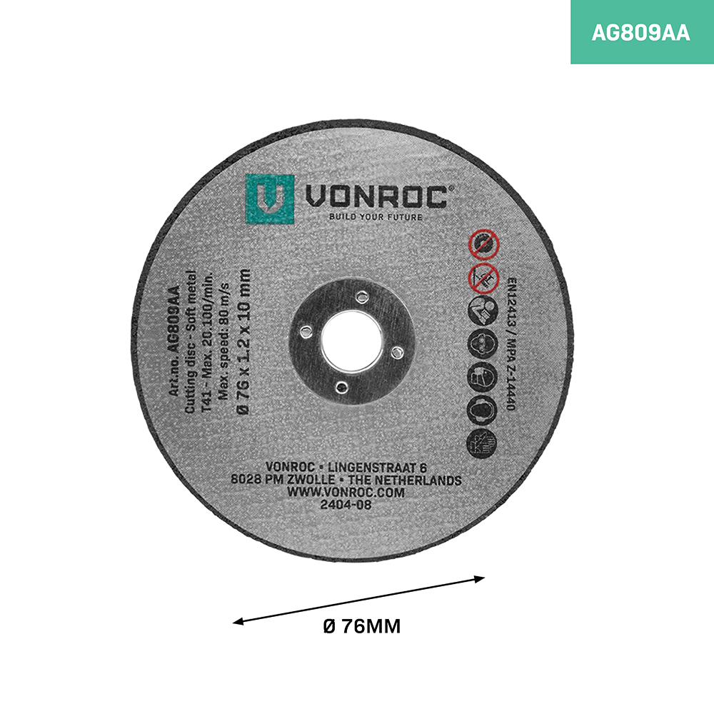 Disque de coupe VONROC