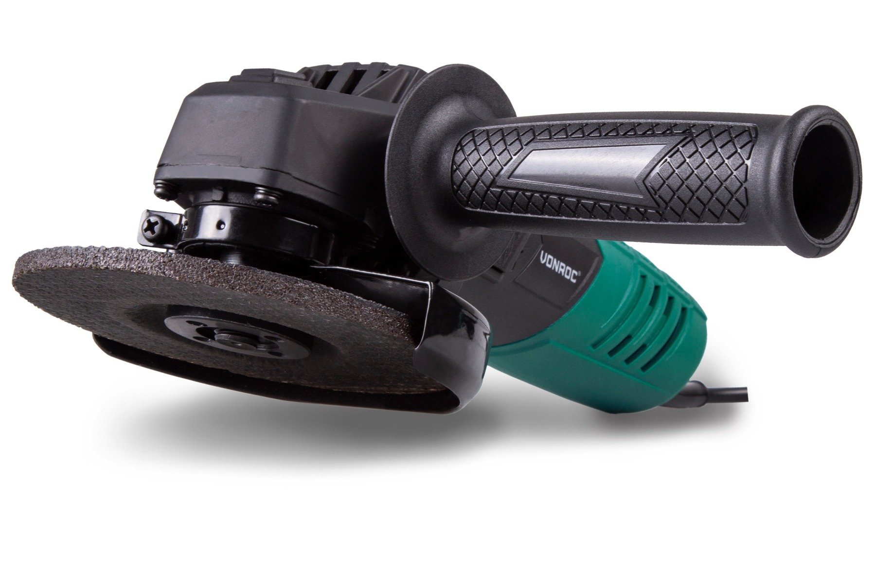 VONROC AG502AC Smerigliatrice angolare 650W, disco 125 mm. Incl. accessori e borsa degli attrezzi