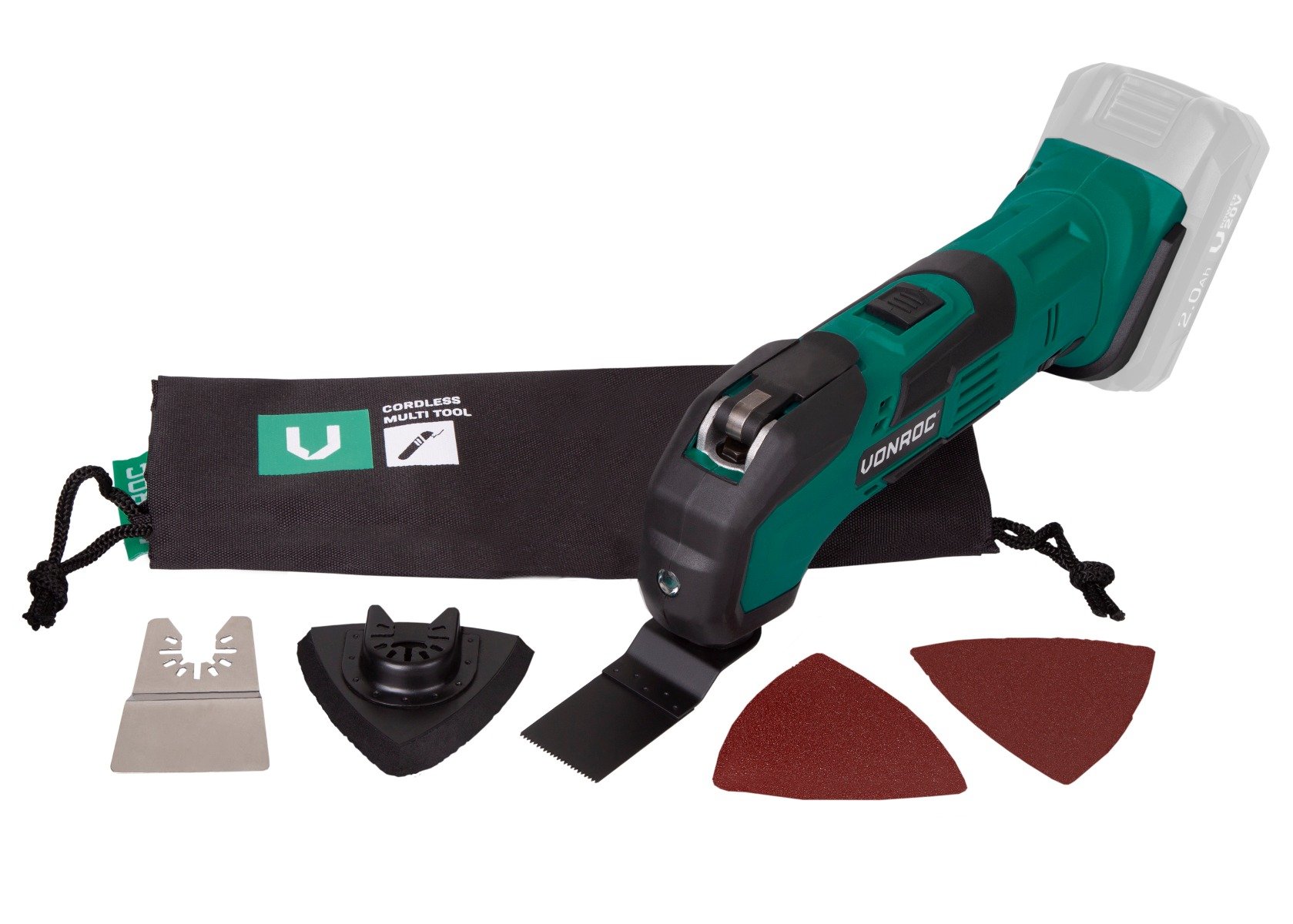 Utensile multifunzione oscillante a batteria 20V VONROC