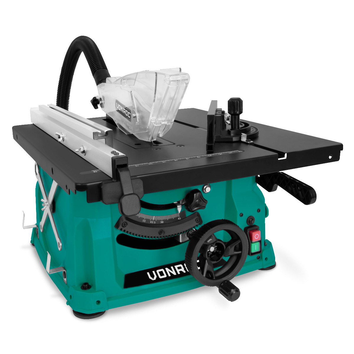 VONROC Sega da tavolo - compatta e portatile - 1500W - 5000rpm - Ø210mm - Include lama da 40T