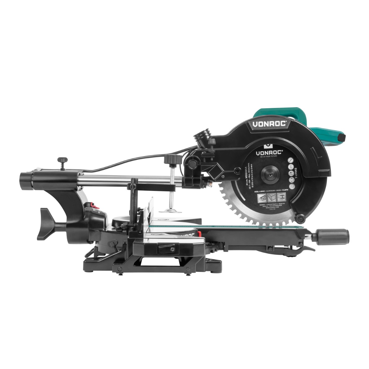 VONROC MS507AC Troncatrice scorrevole 2200W - 255mm