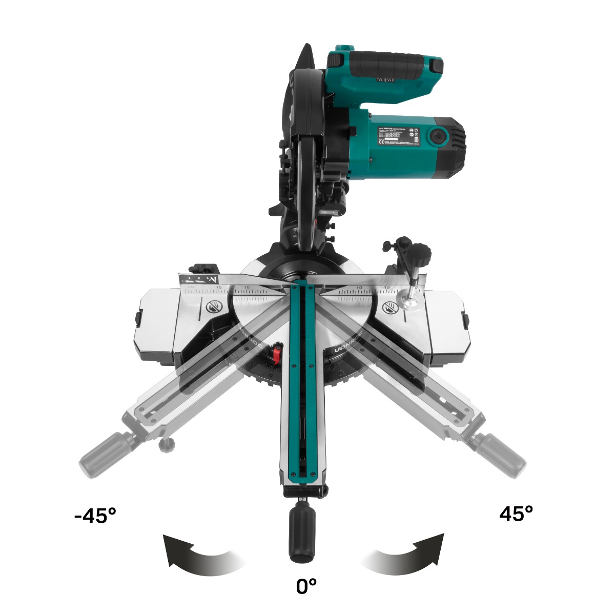 VONROC MS507AC Troncatrice scorrevole 2200W - 255mm
