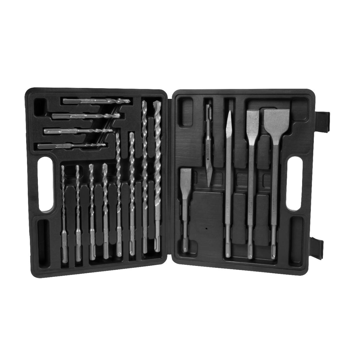 VONROC RH801AA Set di punte e scalpelli SDS-Plus 17 pezzi. Universale