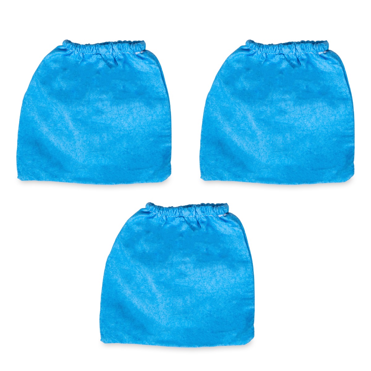 VONROC VC803AA Set di 3 filtri in tessuto per aspiratore solidi e liquidi. Adatti per aspirazione a secco