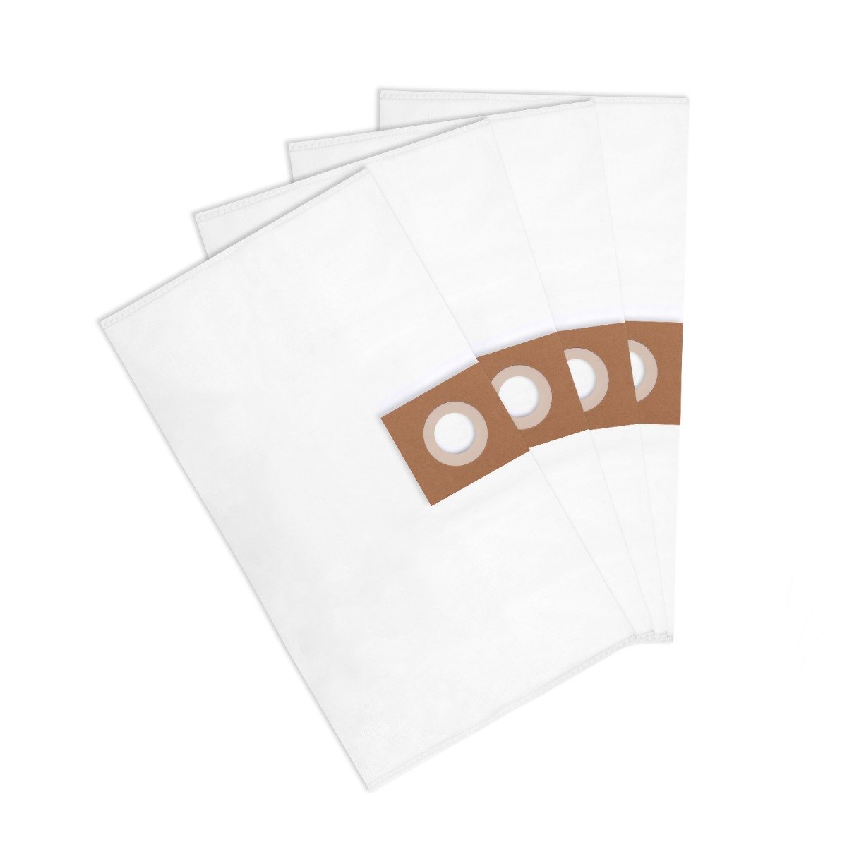 VONROC VC809AA Sacchetti per la polvere sintetici per aspirapolvere VC504AC e VC506AC a umido e a secco - 4 pezzi