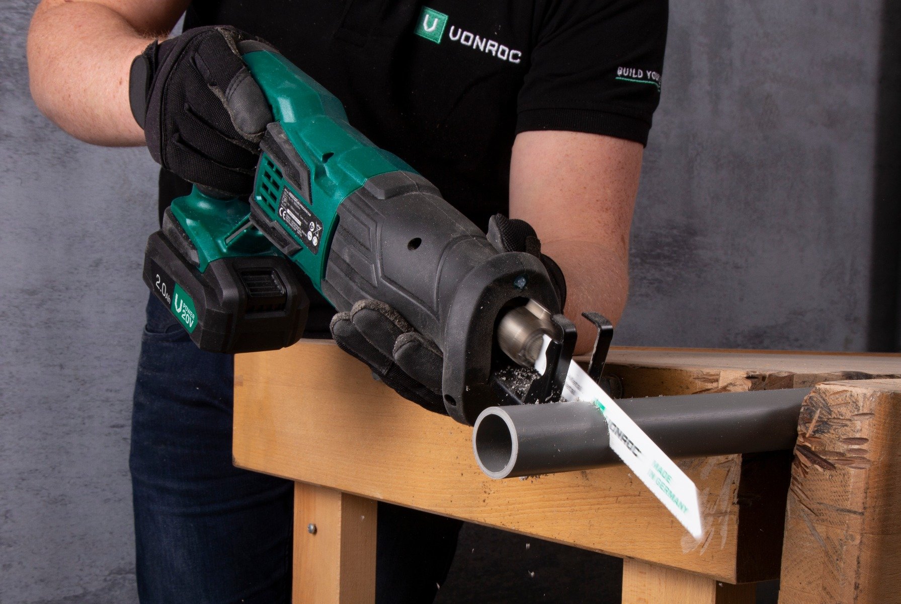 S2_RS501DC VONROC Seghetto a gattuccio a batteria 20V