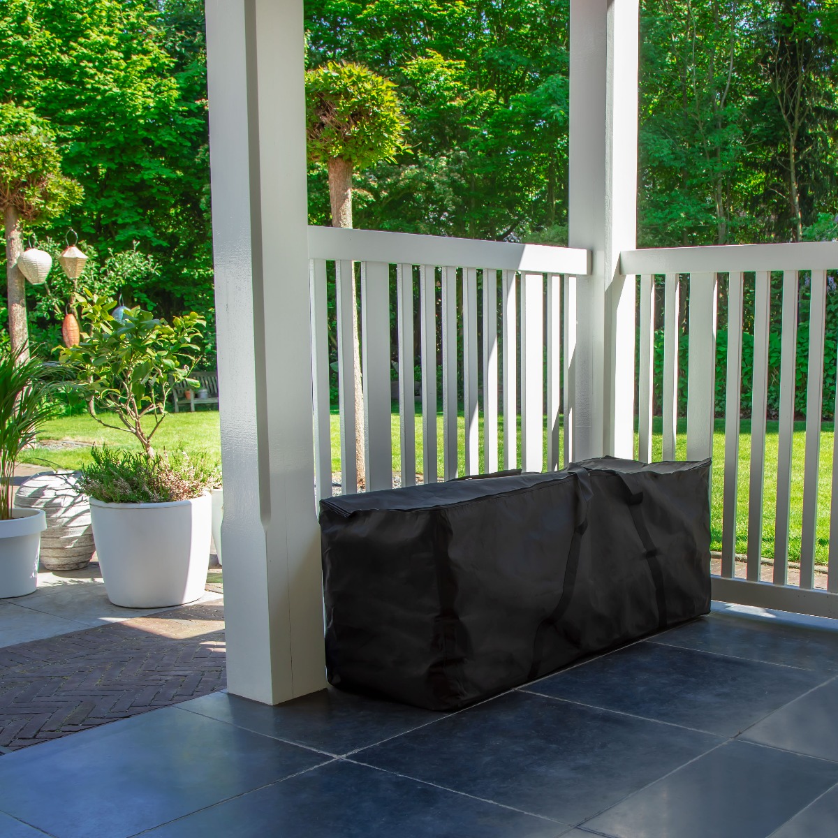 VONROC GC508XX Copertura protettiva premium per cuscini da giardino XL 200x75x60cm