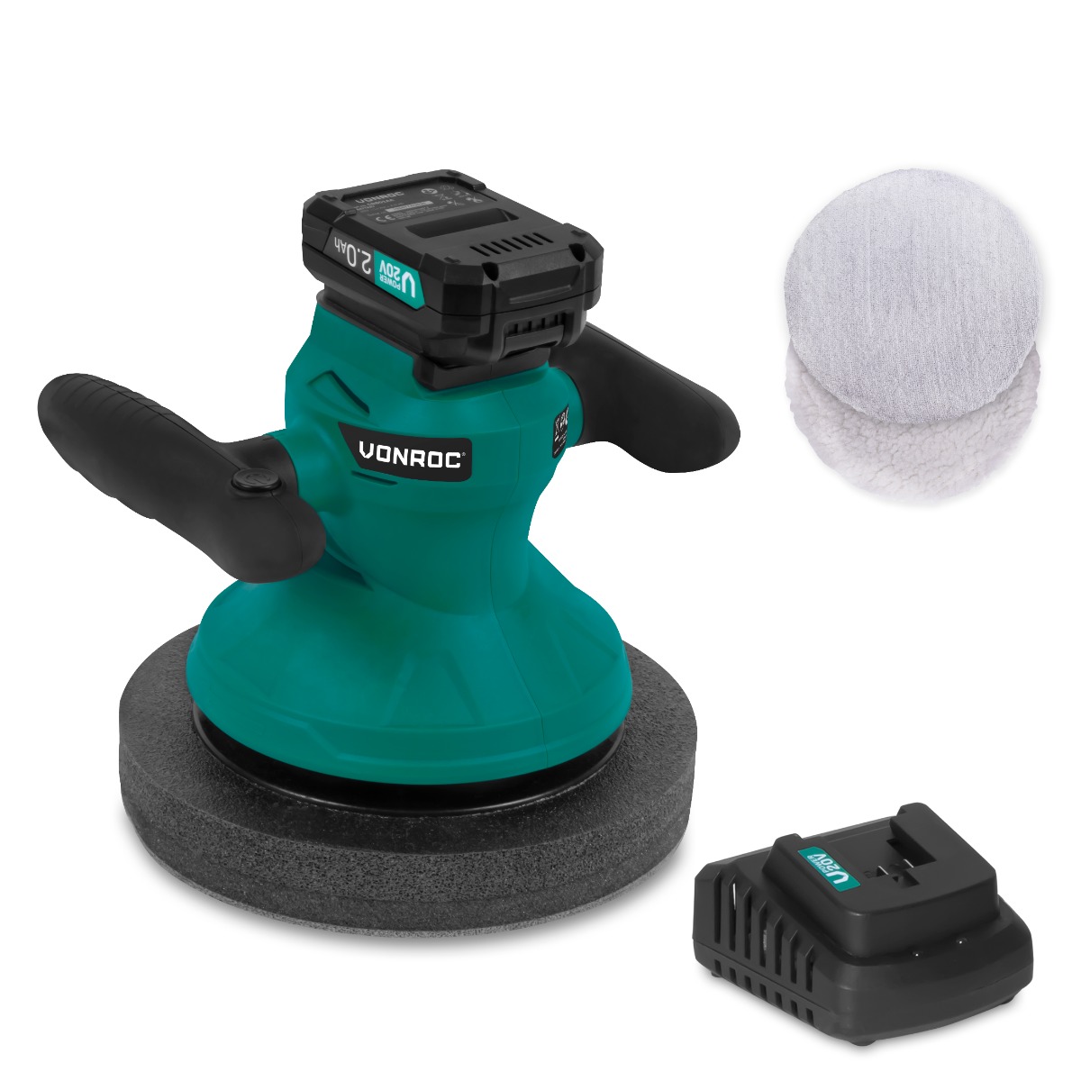 VONROC S_PM508DC Lucidatrice auto e barca 20V Ø240mm