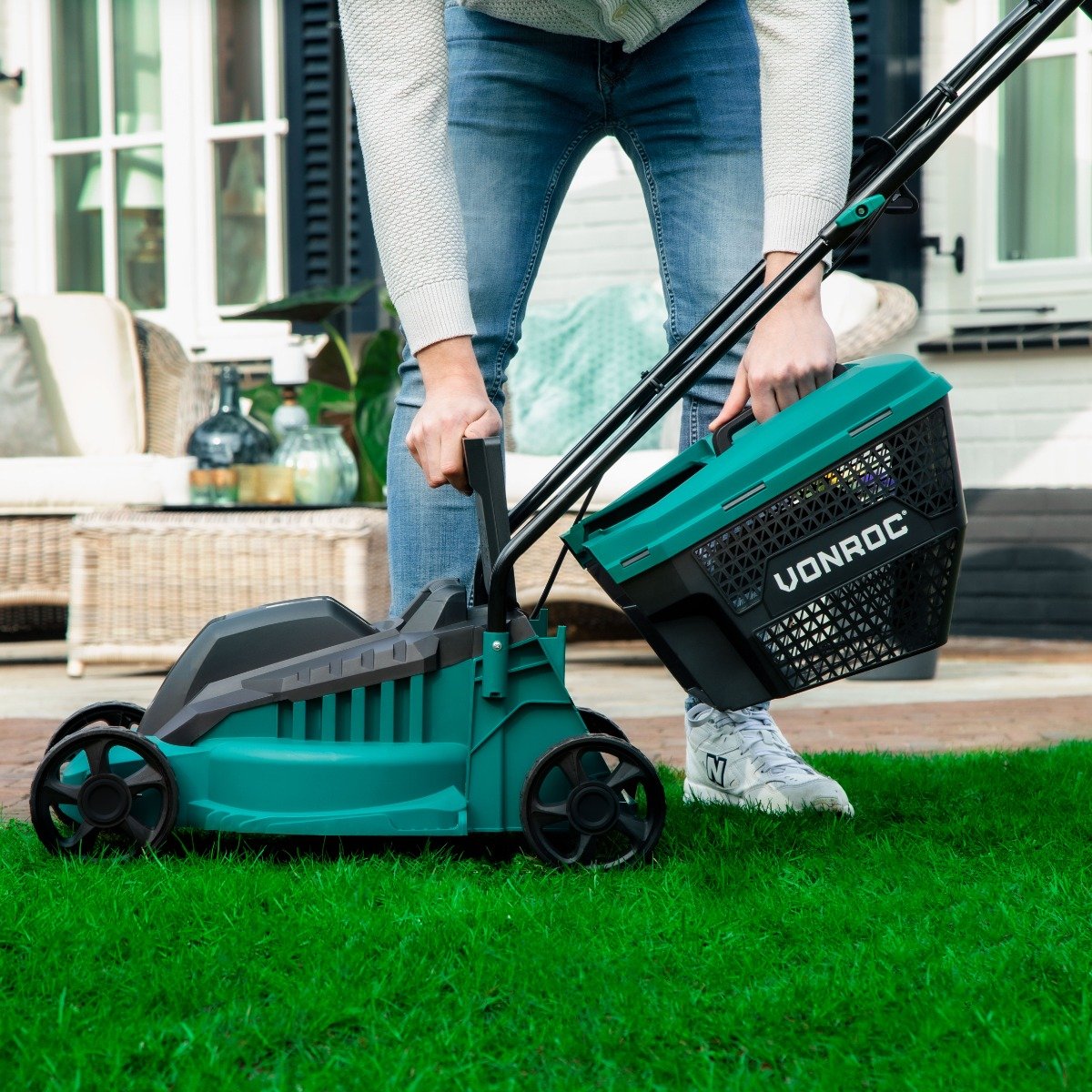 VONROC S_LM502AC Set tagliaerba 1300W e decespugliatore 300W