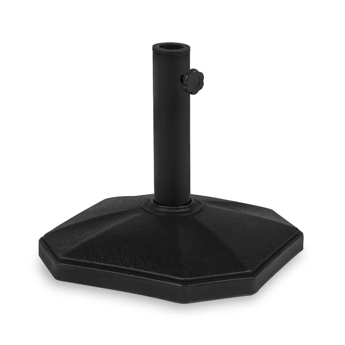 VONROC GP510XX Base rotonda in cemento per ombrellone.Dimensioni 37 x 37 x 4,8cm.Peso 13,5kg