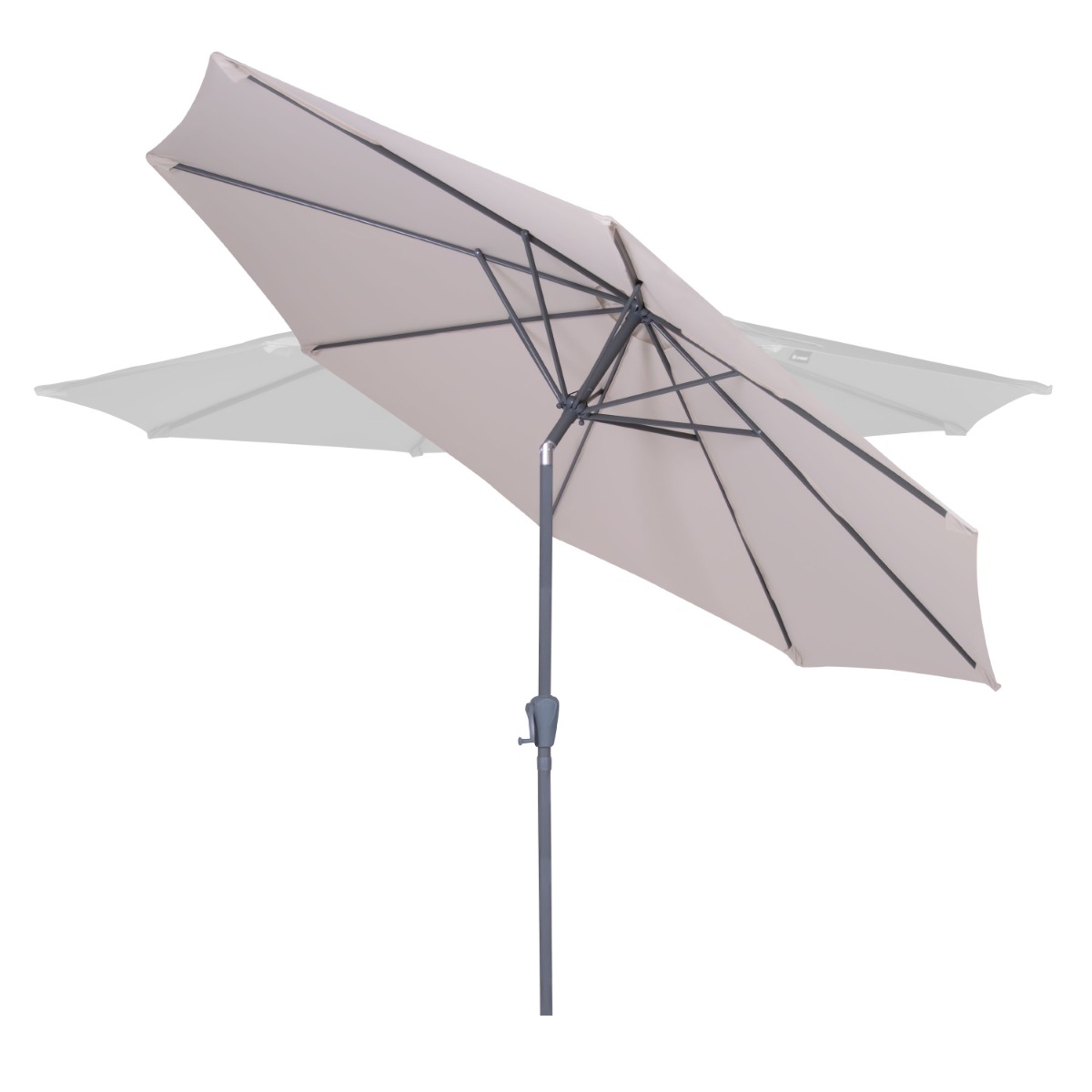 VONROC GP503XX_Beige Ombrellone parasole da giardino Recanati Ø300cm Beige