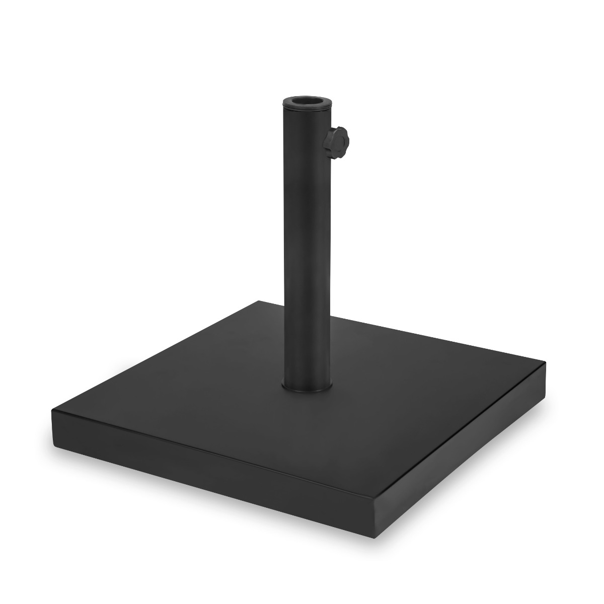 VONROC GP509XX Base per ombrellone in metallo con riempimento in cemento. 45x45x5,2cm