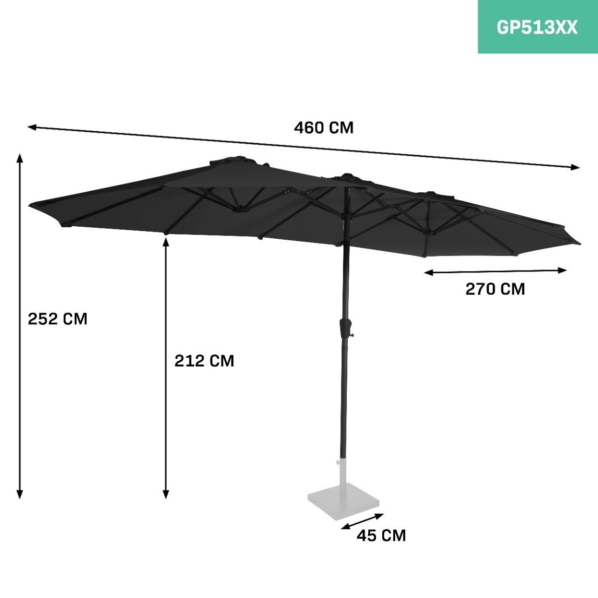 Parasol Iseo graphique