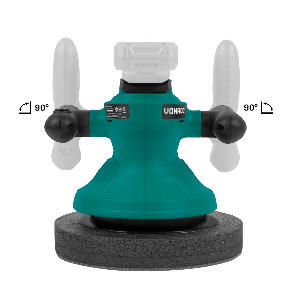 VONROC PM508DC Lucidatrice auto e barca 20V Ø240mm