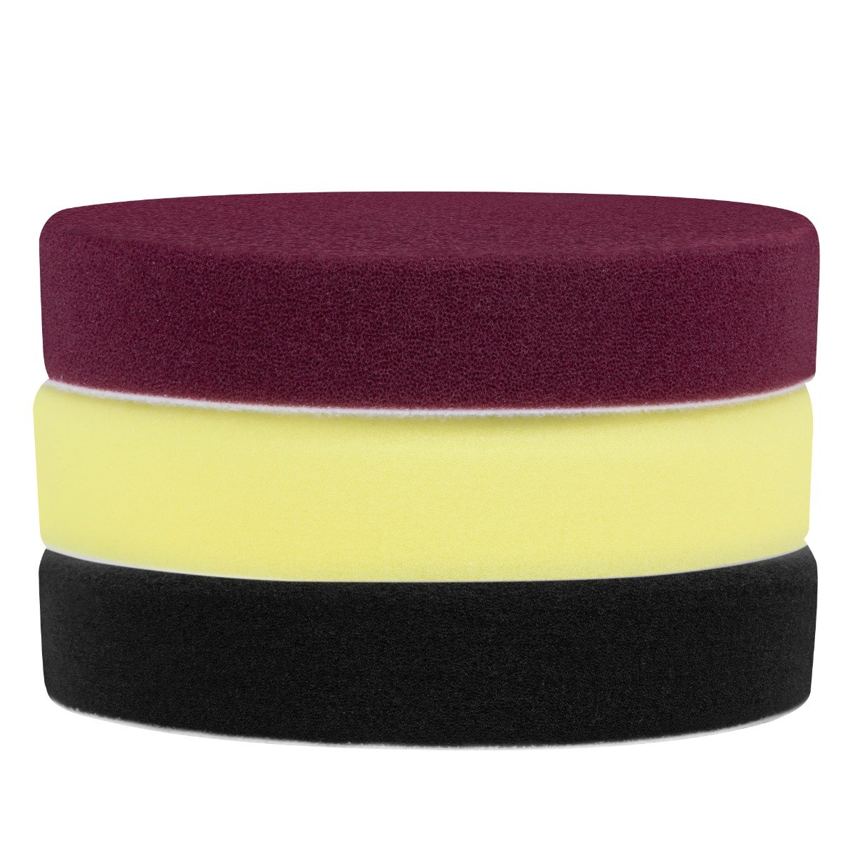 VONROC PM815AA Set 3 Tamponi di lucidatura/Dischi in schiuma per lucidatrici 150mm