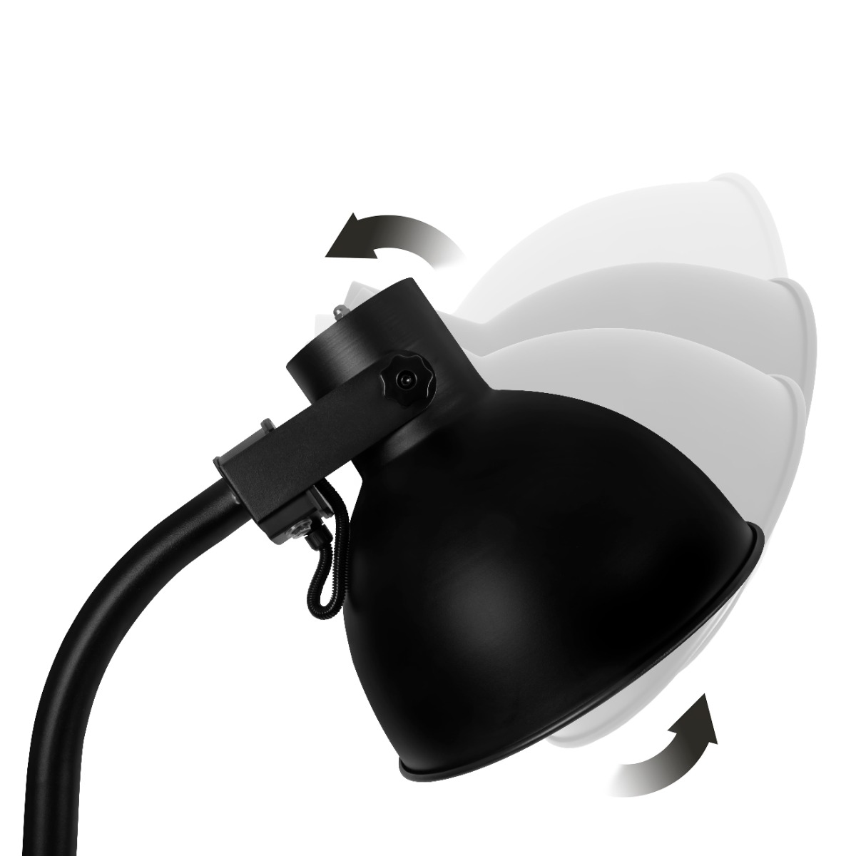 VONROC PH512AC Riscaldatore a infrarossi 2000W con base d'appoggio