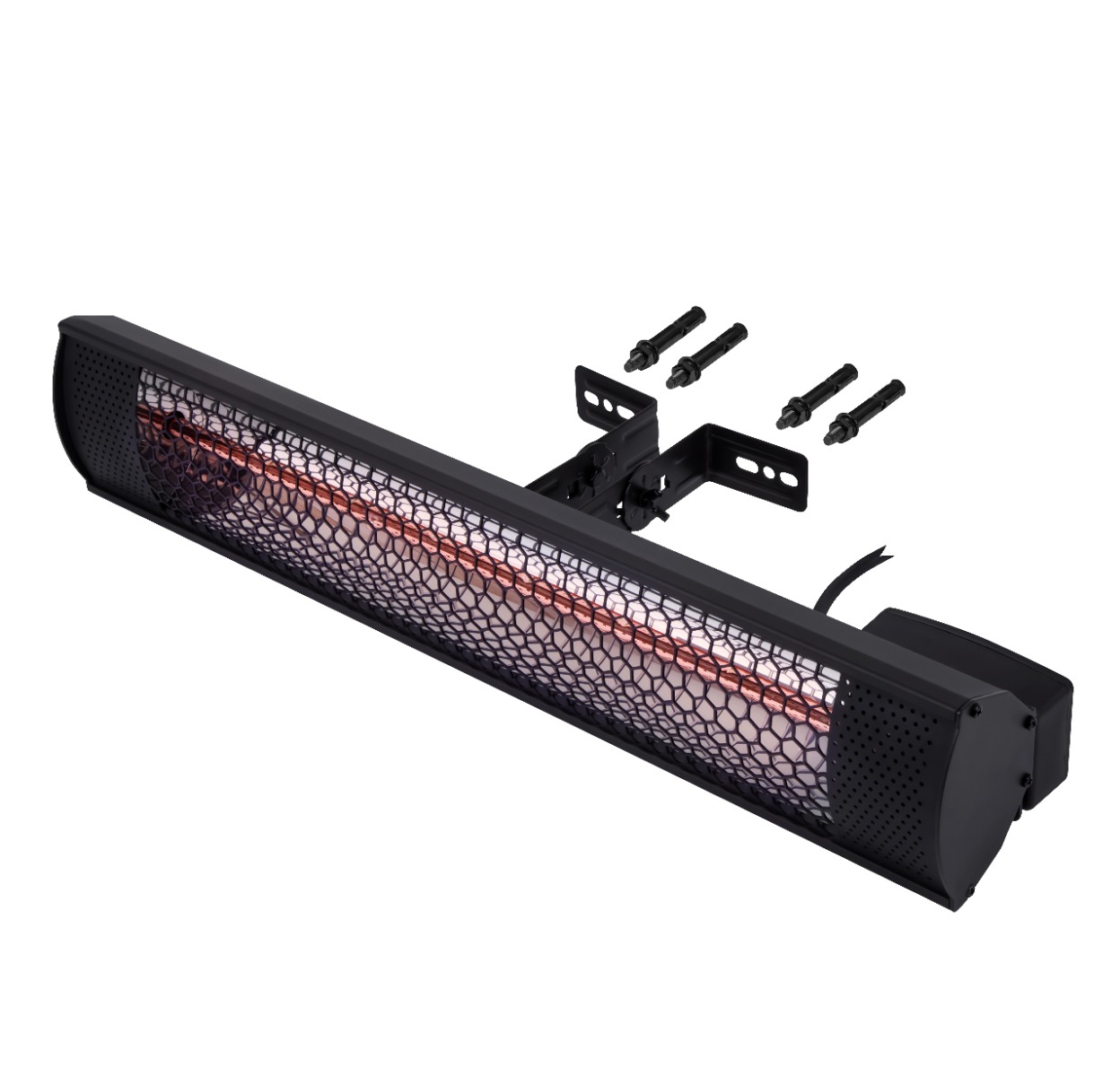 VONROC PH506AC Stufa riscaldante a infrarossi 2000W da esterno.