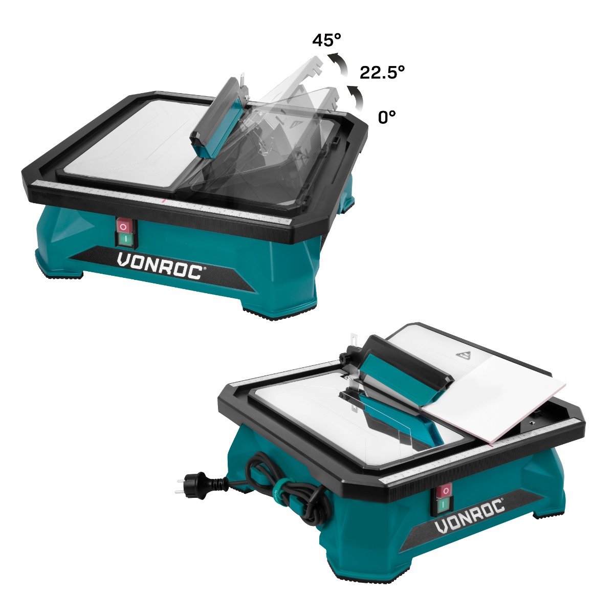 VONROC TC501AC Tagliapiastrelle 650W-180mm