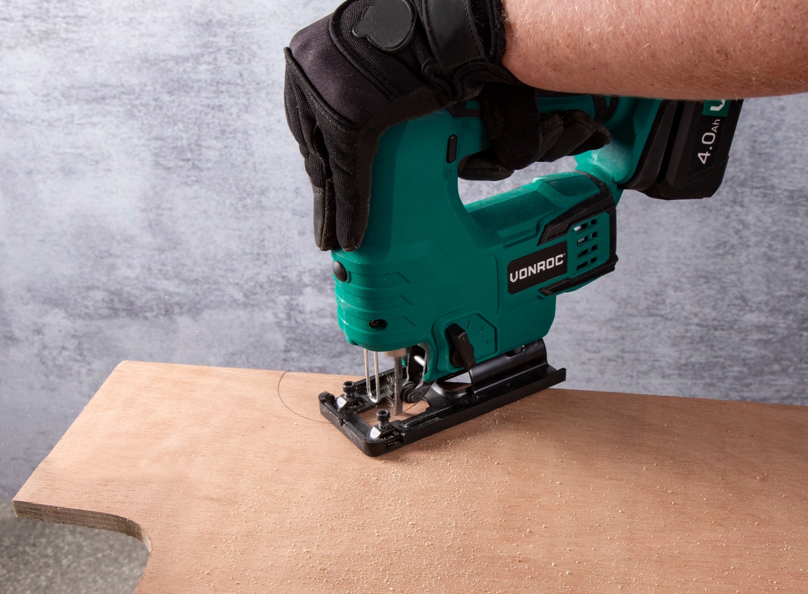 VONROC JS501DC Seghetto alternativo a batteria 20V. Batteria e caricatore non inclusi