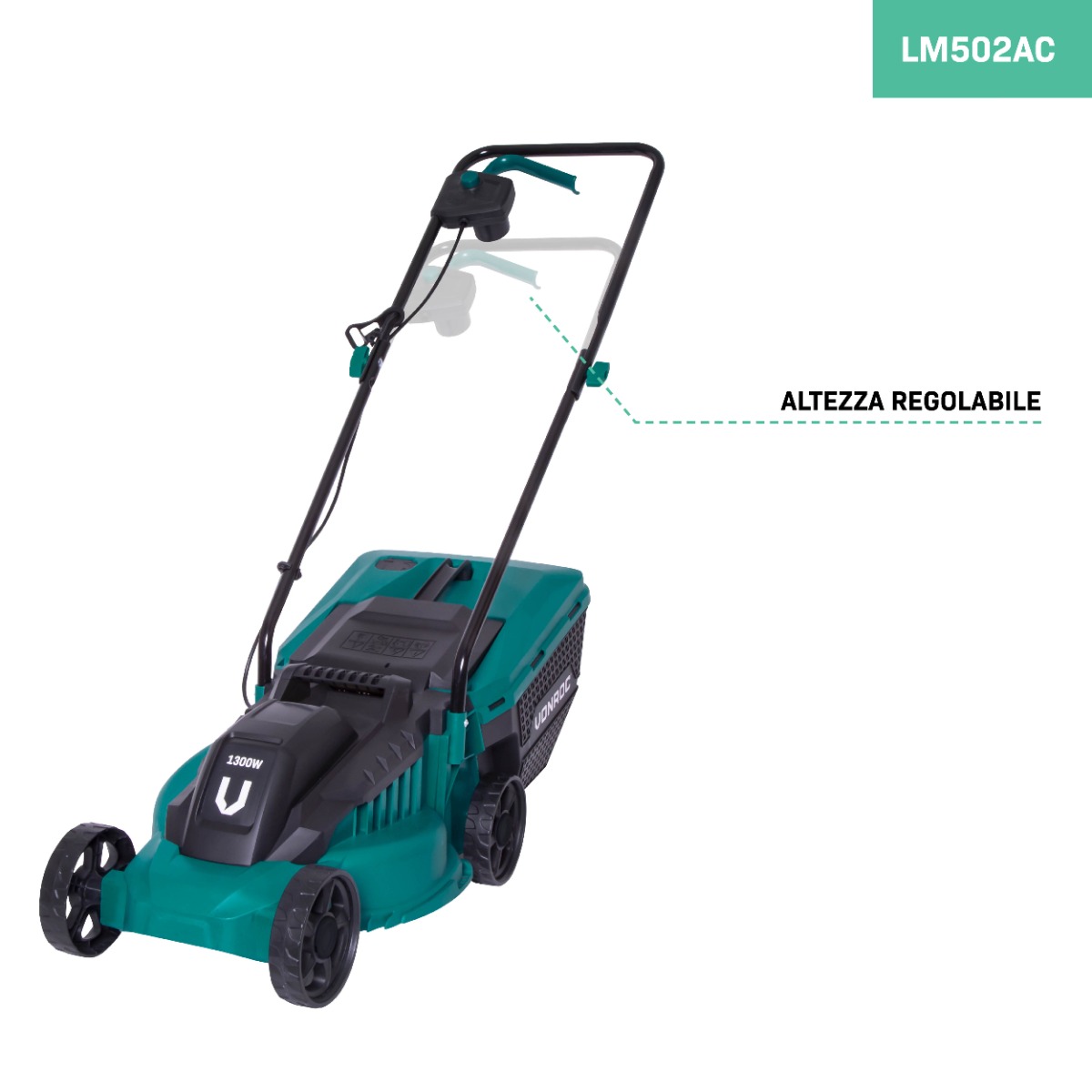 VONROC LM502AC Tagliaerba|Tosaerba Elettrico 1300W