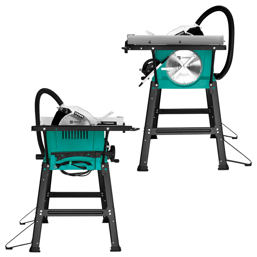 Ambiance de travail avec la scie sur table VONROC TS504AC