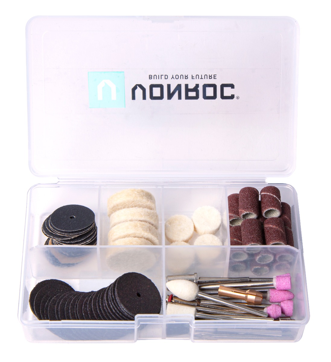 VONROC CT803AA Set di accessori per utensile multifunzione rotante - 100 pz. - Universali