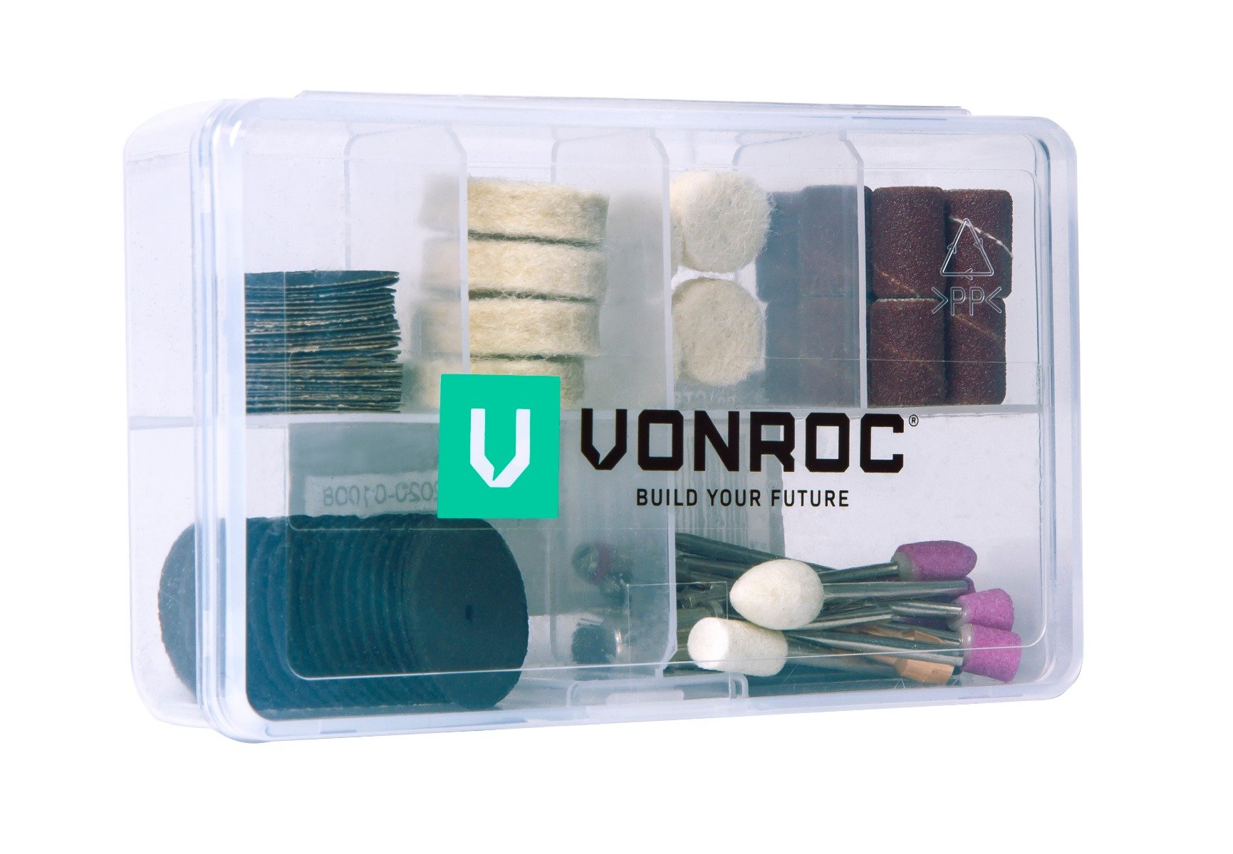 VONROC CT803AA Set di accessori per utensile multifunzione rotante - 100 pz. - Universali