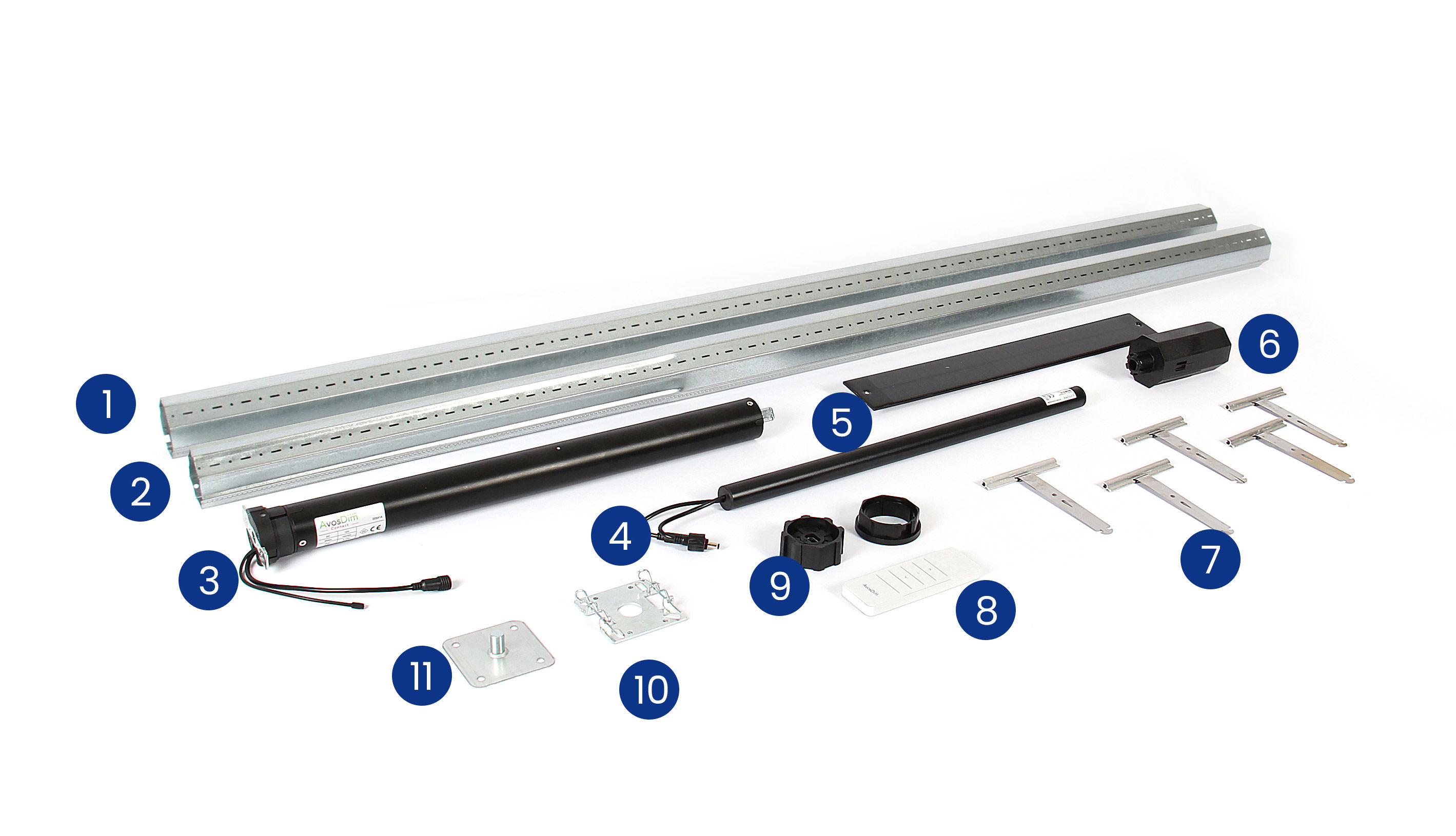 Kit Axe Motorisé Volet Roulant Solaire