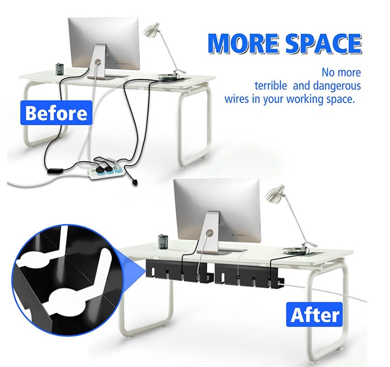 ></p> <p>MODERNES DESIGN: Ein schlankes, vielseitiges und optimiertes Design ermöglicht ein besseres Kabelmanagement unter dem Schreibtisch.</p> <p><img src=