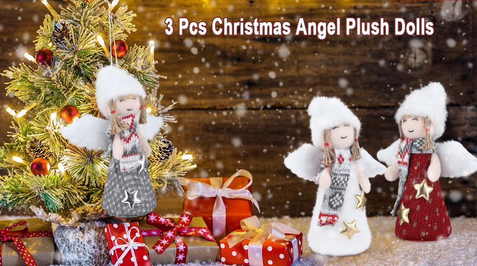 Weihnachtsengel-Plüschpuppen
