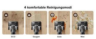  4 in 1 Intelligente Reinigung mit Selbstreinigungs Luxus