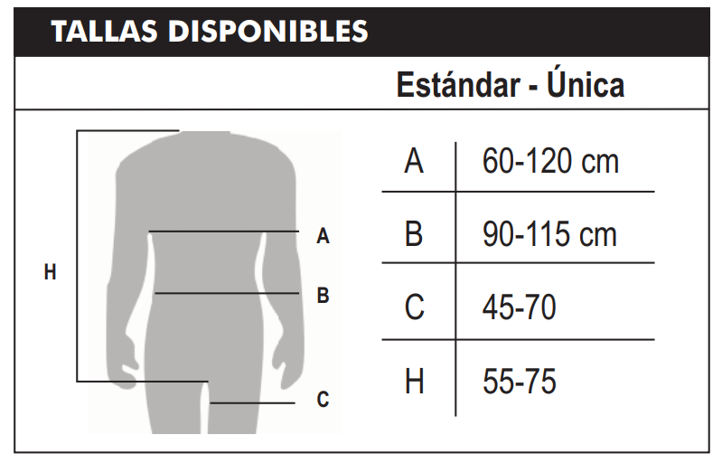 Talla única arnés AORAKI 800892B