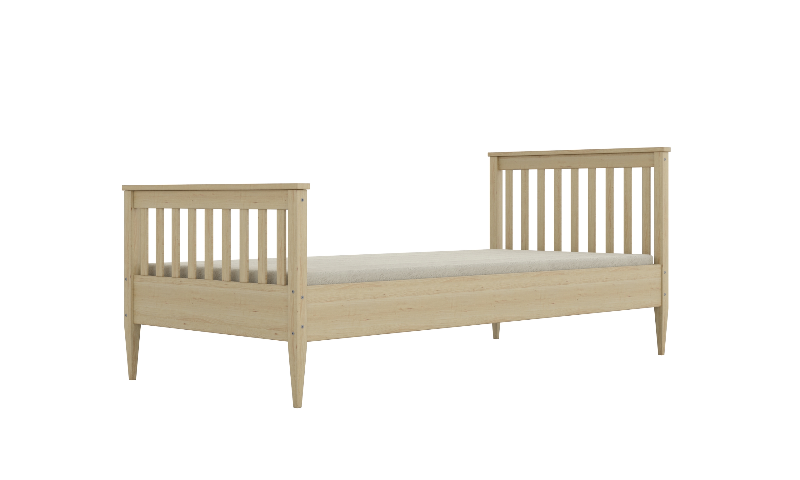 Lit enfant Bois naturel brut ou verni