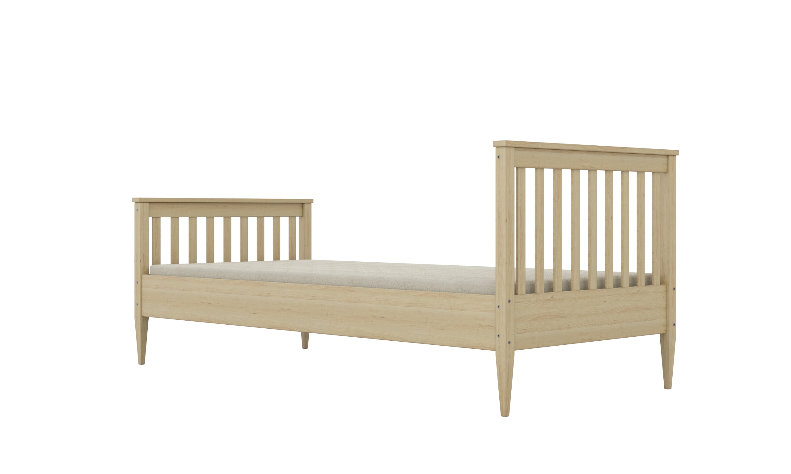 Lit enfant Bois naturel brut ou verni