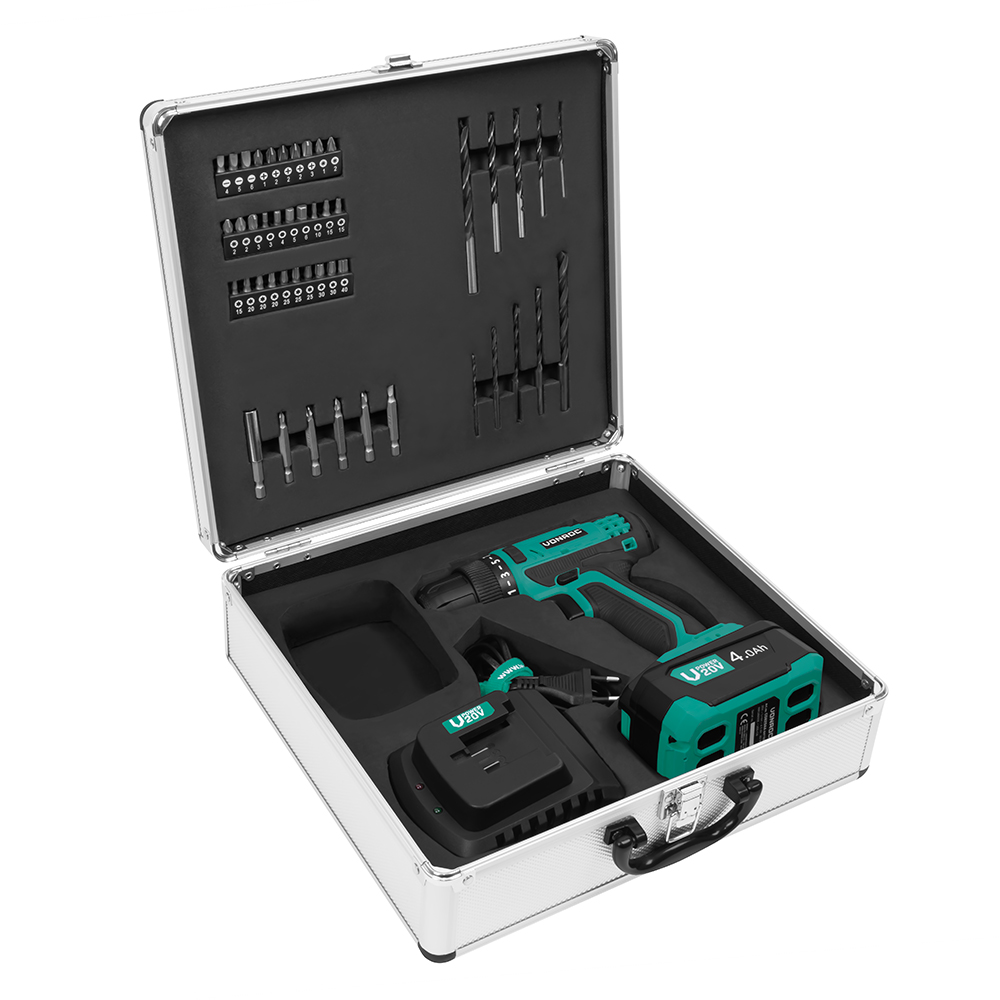 Détails de la perceuse sans fil VONROC 20V