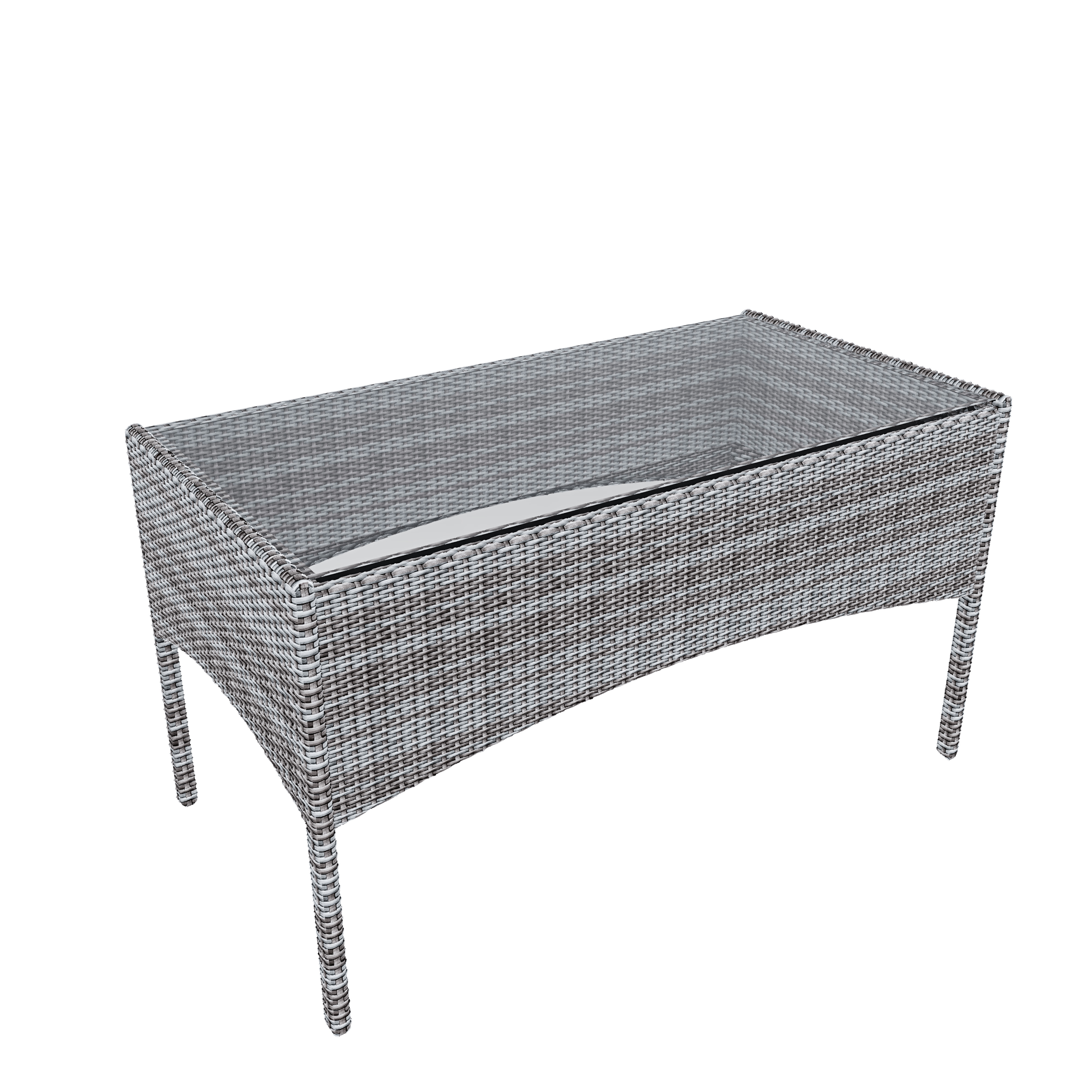 Arreditaly Set Di Mobili Da Giardino Salotto Salottino In Rattan 4 Posti Con Tavolino E Ripiano In Vetro 2 Poltrone E Divano 2 Posti Per Giardino Esterno Piscina Cuscini Sfoderabili (Grigio) -Giardino di Lusso AAHKMJXYDAFdJAOAIMEbOAch7w5JgkD56B5b mYl T9Isf4DCJN 5REyQjePMyCh ltBtoxu