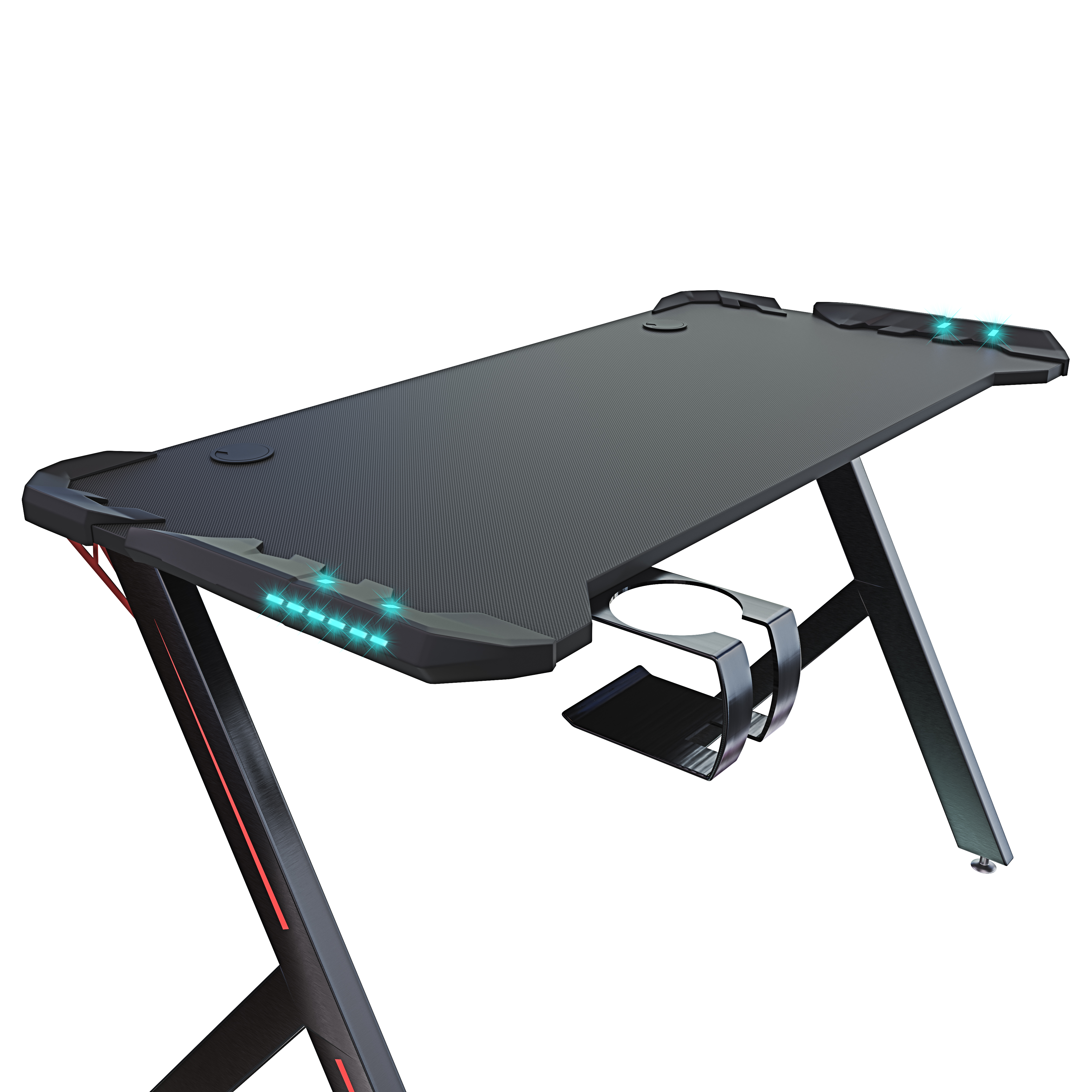 Scrivania Gaming Desk Postazione Computer PC Con LED Completa Di Accessori Tavolo Studio Salvaspazio Con Piedini Regolabili Disegno Soggiorno Camera Gamer Rockstone 120 X 61 X 73 Cm Nero -Ufficio E Casa AAHKMJXYDAFdJAOAIMEbOAch7w5JgkD56B5b mYl T9Isf4DCJN 5REyQjePMyCh ltBtoxu