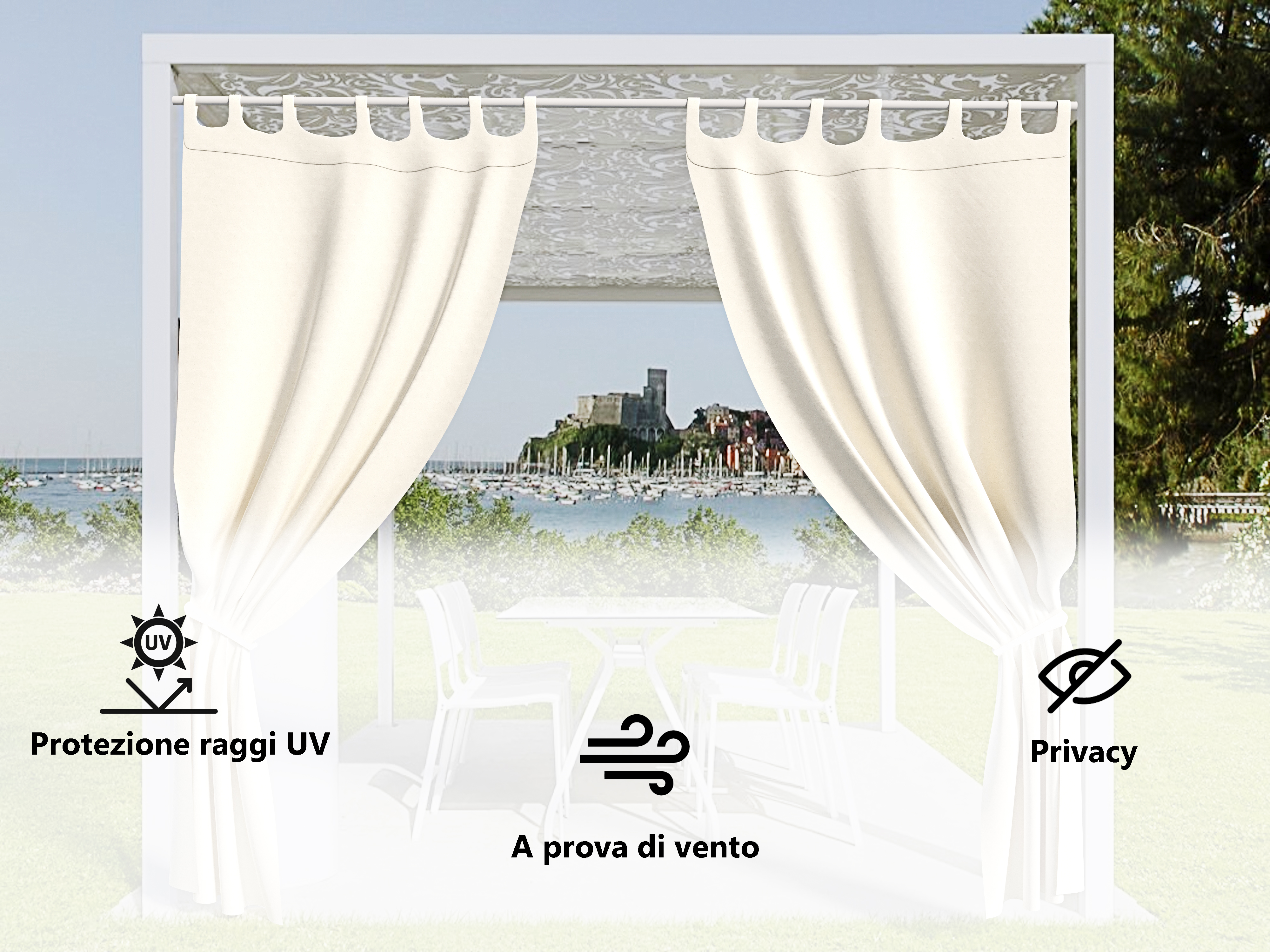 Tenda Gazebo Da Esterno Idrorepellente Resistente Impermeabile Antimuffa Con Passanti Tenda Per Giardino Balcone Piscina Terrazzo 160 X 270 Cm Colore Bianco -Vendite ATMOSPHERA || None || Maxwell & Williams AAHKMJXYDAFdJAOAIMEbOAch7w5JgkD56B5b mYl T9Isf4DCJN 5REyQjePMyCh ltBtoxu