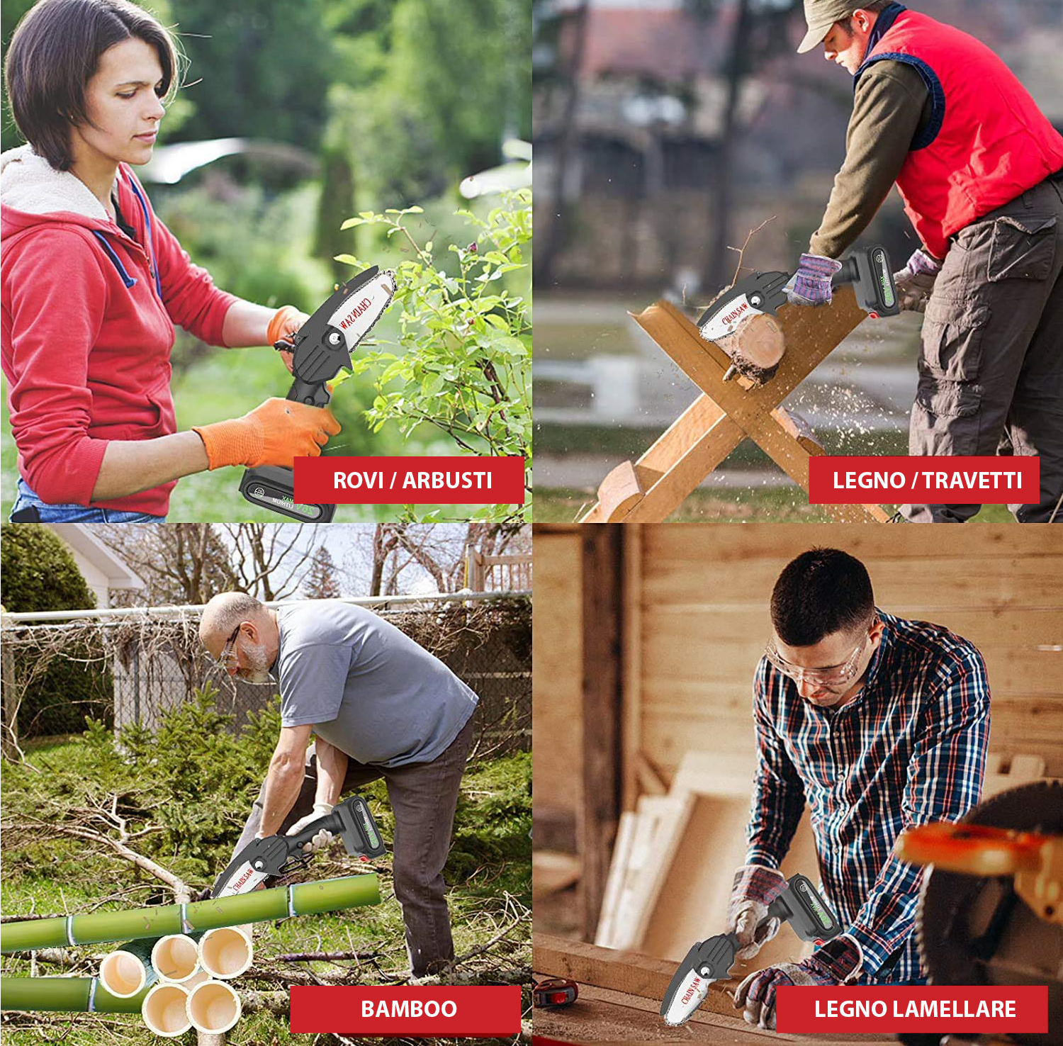 Mini Motosega A Batteria Elettrica Portatile Con 4 Catene, 2 Batterie E Caricatore Moto Sega Ricaricabile Lama 130 Mm Batteria 24V Ideale Potatura Alberi Giardino Giardinaggio Fai Da Te Colore Nero -Husqvarni Negozio AAHKMJXYDAFdJAOAIMEbOAch7w5JgkD56B5b mYl T9Isf4DCJN 5REyQjePMyCh ltBtoxu