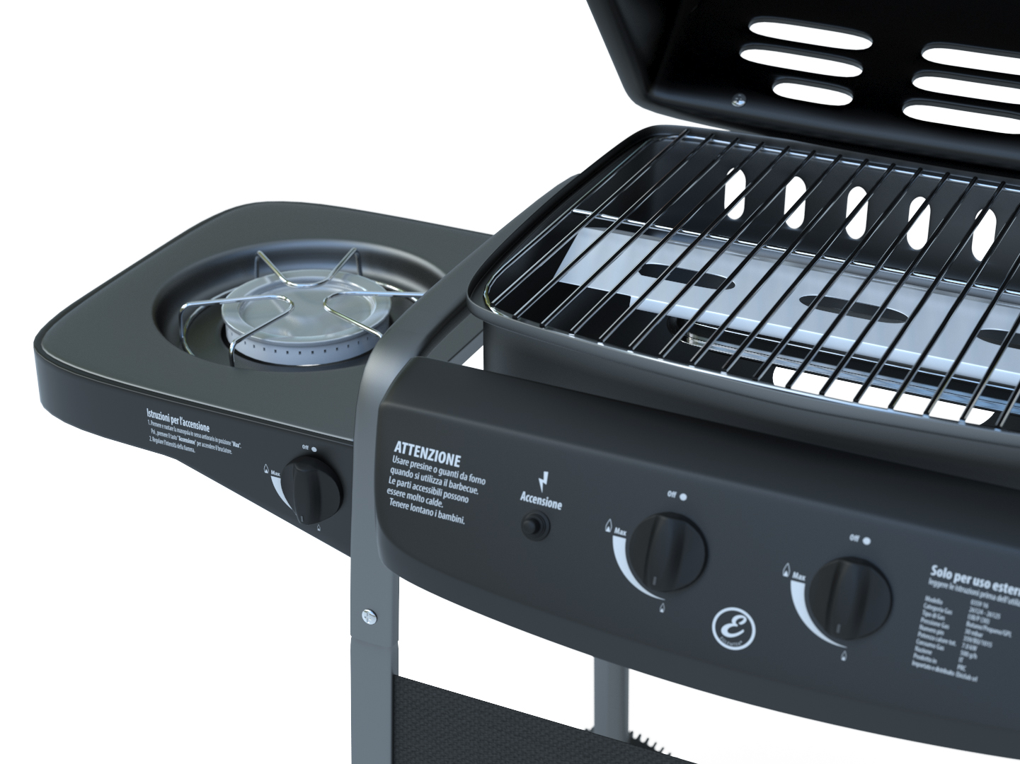 Barbecue A Gas Con Fuoco Bruciatore Laterale BBQ Con Coperchio Termometro Griglia Piano Di Appoggio Grill Compatto Con Ruote E Struttura In Acciaio Giardino Esterno Piscina 112 X 52.5 X 96.5 Cm Nero -Sconto Weber || Campingaz || OUTSUNNY in Italia AAHKMJXYDAFdJAOAIMEbOAch7w5JgkD56B5b mYl T9Isf4DCJN 5REyQjePMyCh ltBtoxu