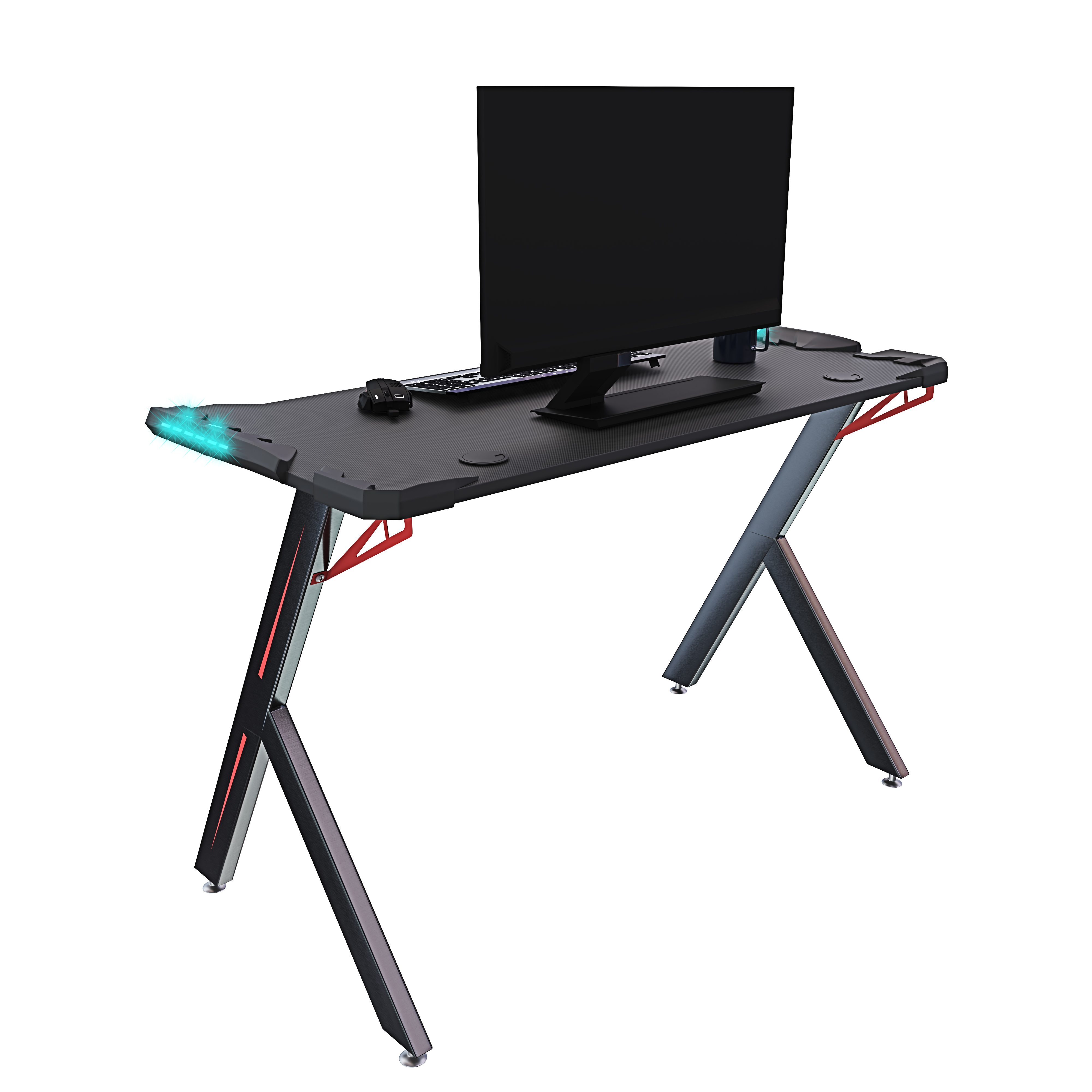 Scrivania Gaming Desk Postazione Computer PC Con LED Completa Di Accessori Tavolo Studio Salvaspazio Con Piedini Regolabili Disegno Soggiorno Camera Gamer Rockstone 120 X 61 X 73 Cm Nero -Ufficio E Casa AAHKMJXYDAFdJAOAIMEbOAch7w5JgkD56B5b mYl T9Isf4DCJN 5REyQjePMyCh ltBtoxu