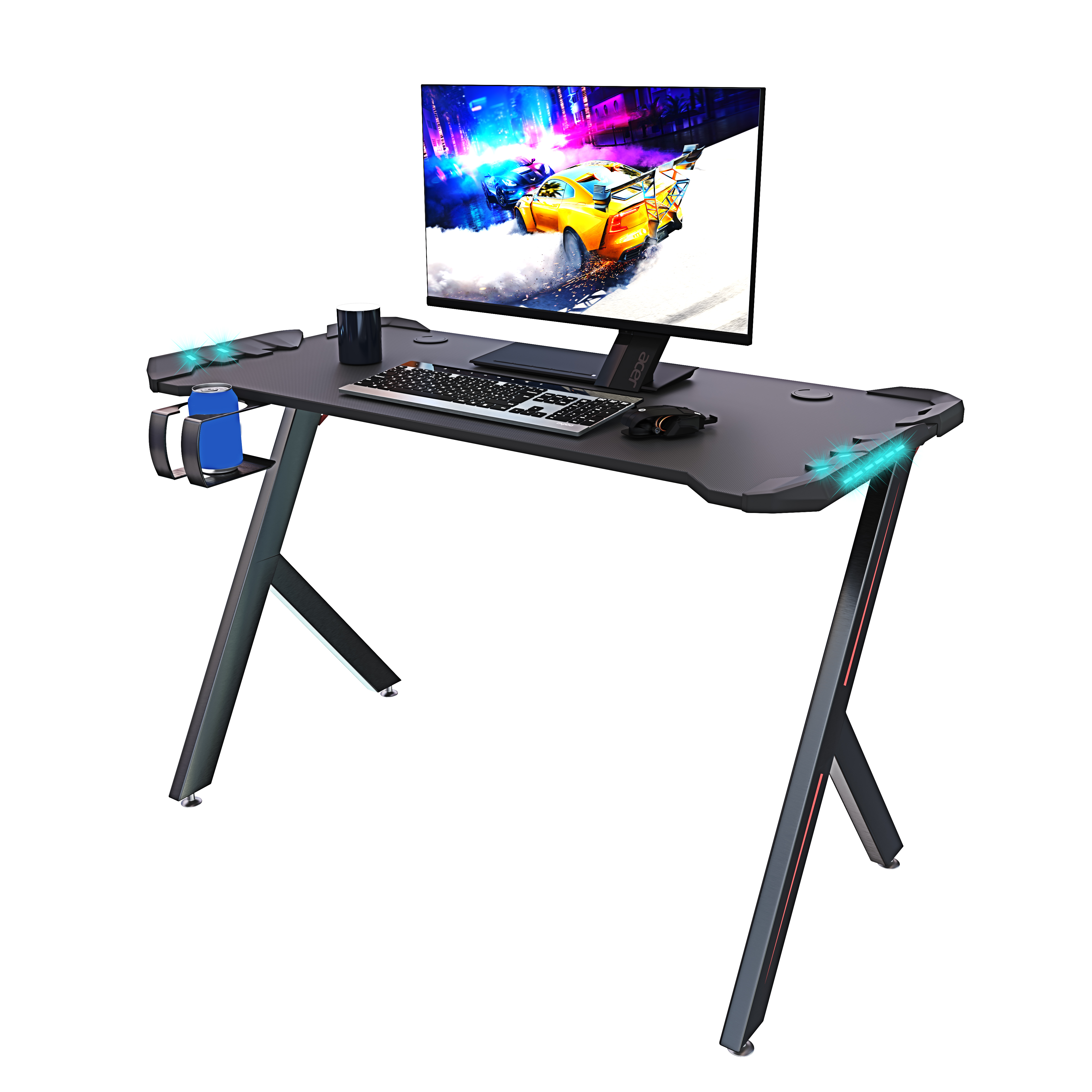 Scrivania Gaming Desk Postazione Computer PC Con LED Completa Di Accessori Tavolo Studio Salvaspazio Con Piedini Regolabili Disegno Soggiorno Camera Gamer Rockstone 120 X 61 X 73 Cm Nero -Ufficio E Casa AAHKMJXYDAFdJAOAIMEbOAch7w5JgkD56B5b mYl T9Isf4DCJN 5REyQjePMyCh ltBtoxu K2IyffEGxn06n8G2otkwQqAh6oYsEfpMljfGVFRPpvG tyB0vPF05N1d9c=