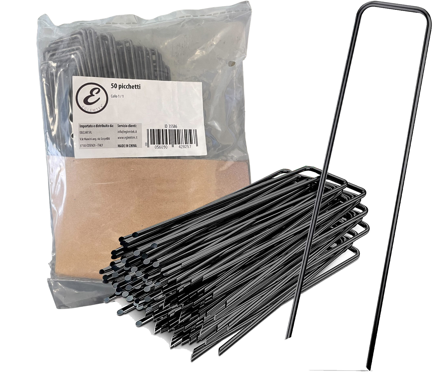 50 Picchetti In Robusto Acciaio Non Galvanizzato Per Fissaggio Telo Pacciamatura Recinzione Giardino Erba Sintetica Ancoraggio Prato Rete Lunghezza 150 Mm, 25 Mm Di Larghezza, Ø 3 Mm -Negozio al dettaglio Piante Casa AAHKMJXYDAFdJAOAIMEbOAch7w5JgkD56B5b mYl T9Isf4DCJN 5REyQjePMyCh ltBtoxu