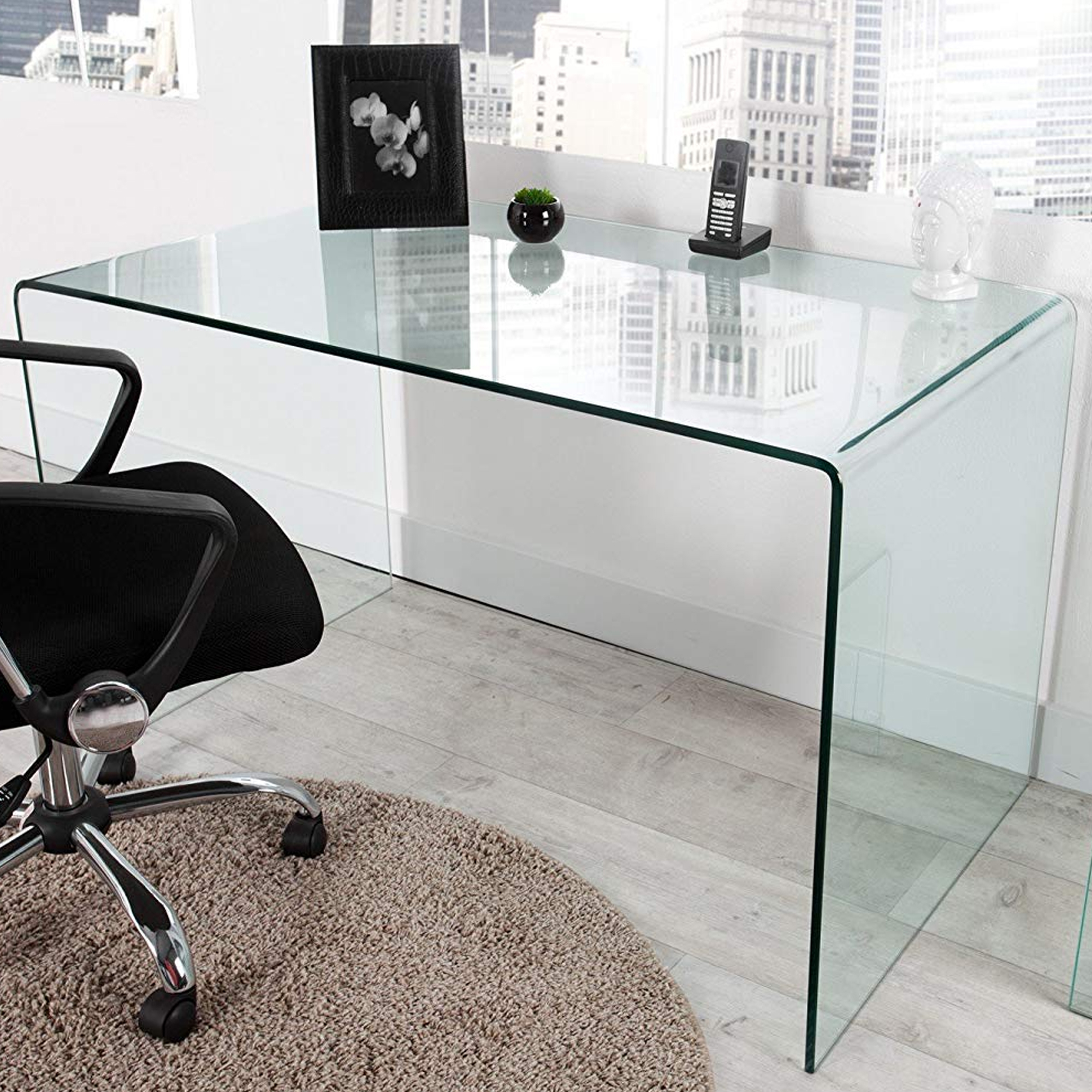 Scrivania Scrittoio Da Ufficio In Vetro Curvato - Luxury Z-09 - (120 X 74 X 70 Cm) Design Curvo E Moderno -Armonia Casa AAHKMJXYDAFdJAOAIMEbOAch7w5JgkD56B5b mYl T9Isf4DCJN 5REyQjePMyCh ltBtoxu